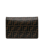 Fendi Zucca Kan I F Embossed Wallet on Chain (SHG-Du8lbp)