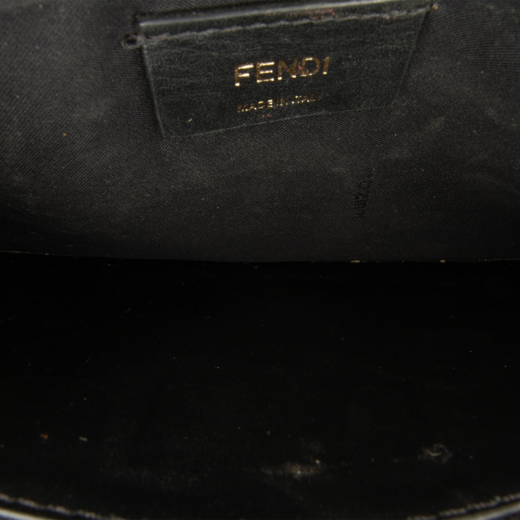 Fendi Zucca Kan I F Embossed Wallet on Chain (SHG-Du8lbp)