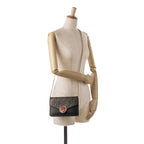 Fendi Zucca Kan I F Embossed Wallet on Chain (SHG-Du8lbp)