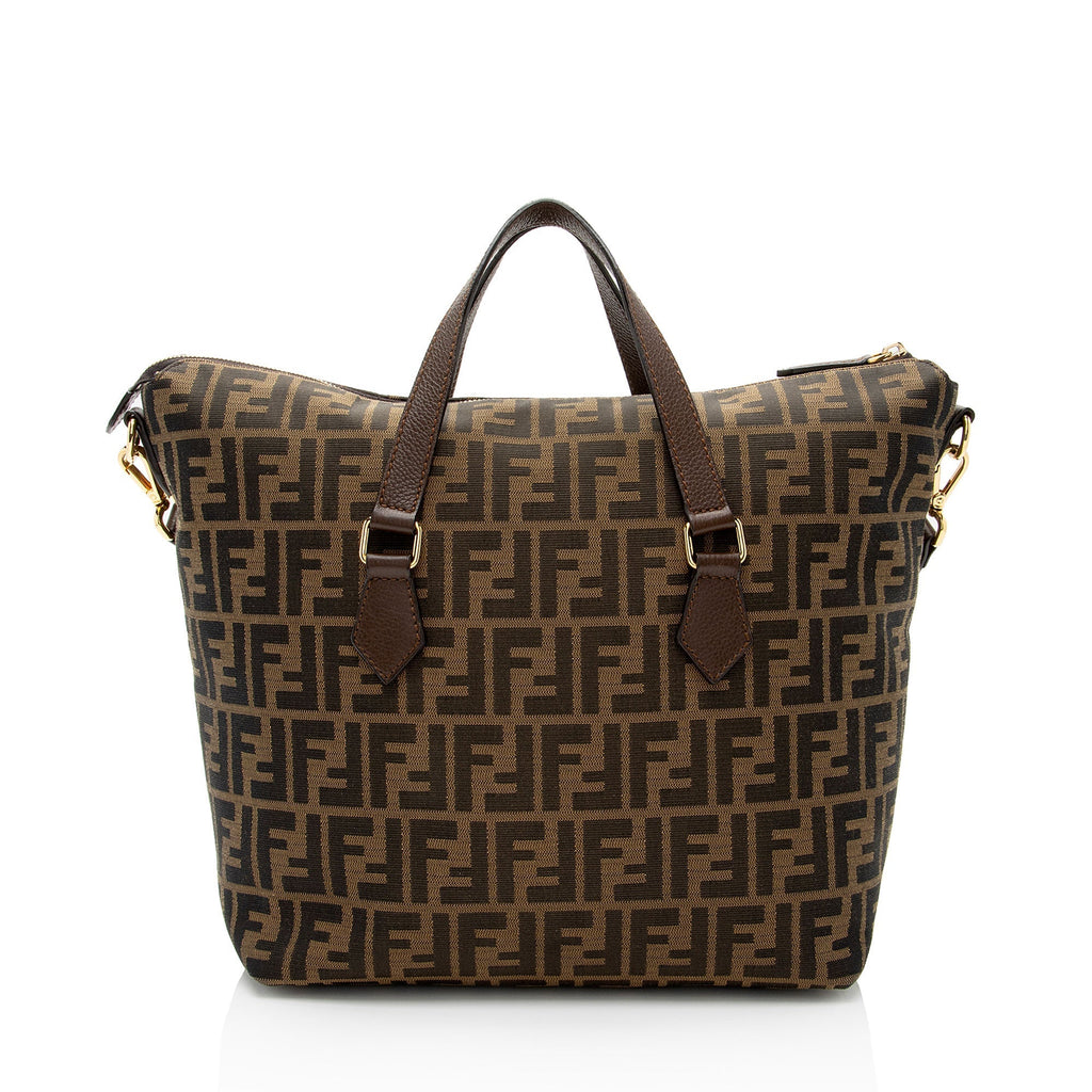 Fendi Zucca Large Convertible Tote (SHF-kcMUot)