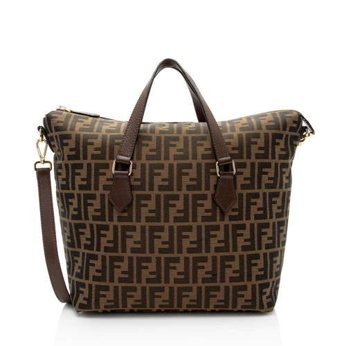 Fendi Zucca Large Convertible Tote (SHF-kcMUot)