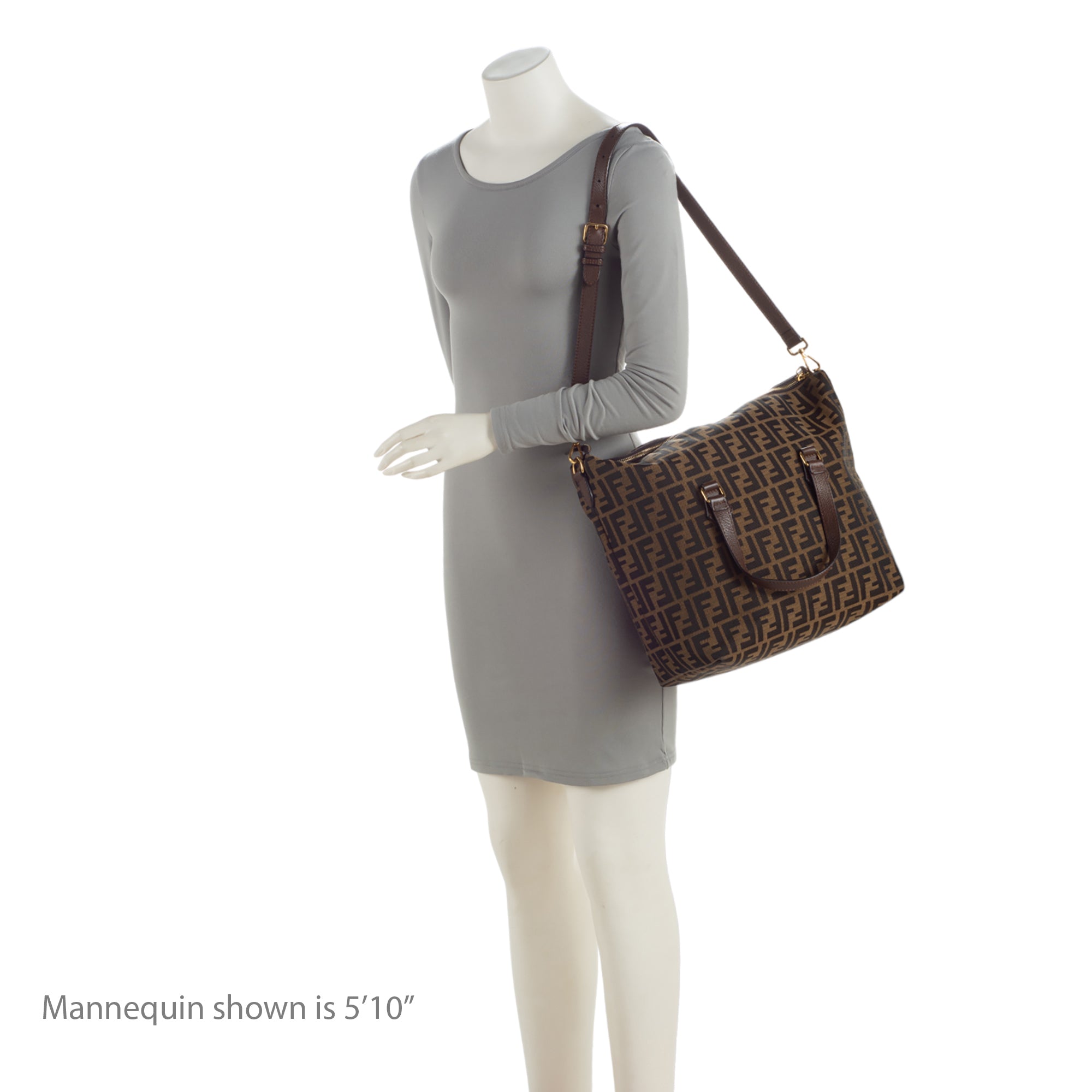 Fendi Zucca Large Convertible Tote (SHF-kcMUot)