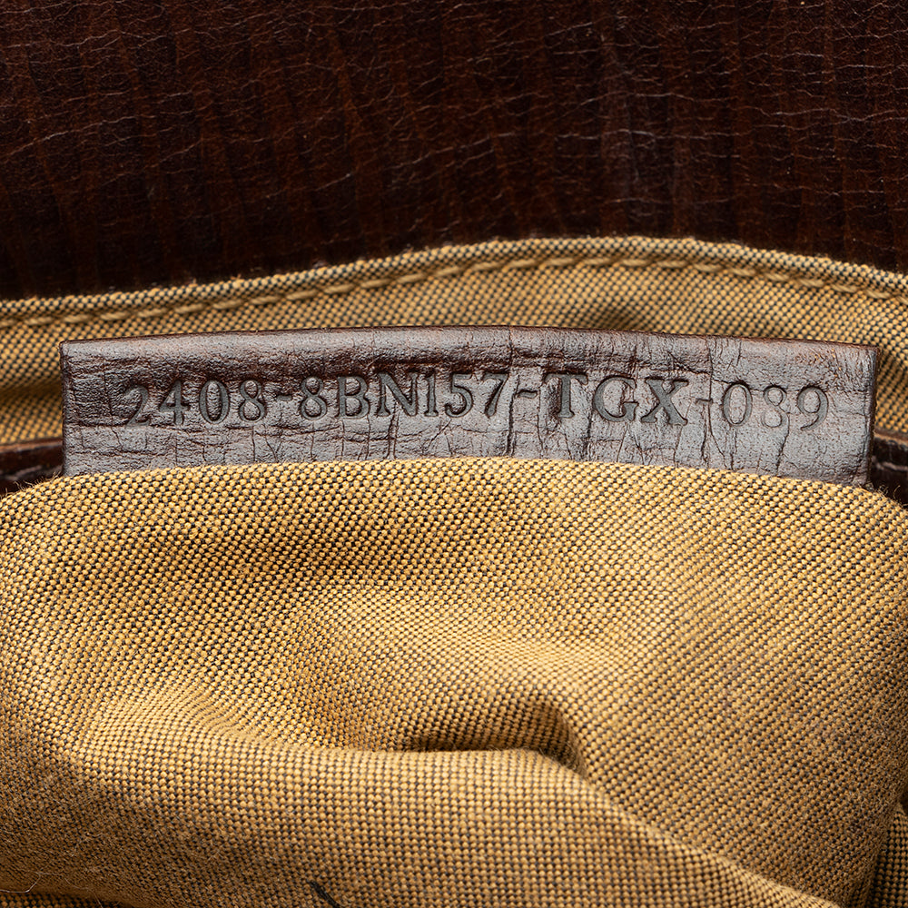 Fendi Zucca Leather Du Jour Small Tote (SHF-21714)