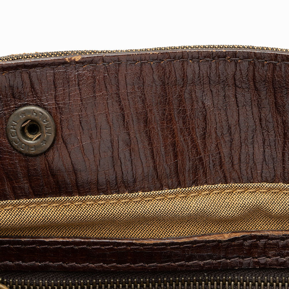 Fendi Zucca Leather Du Jour Small Tote (SHF-21714)