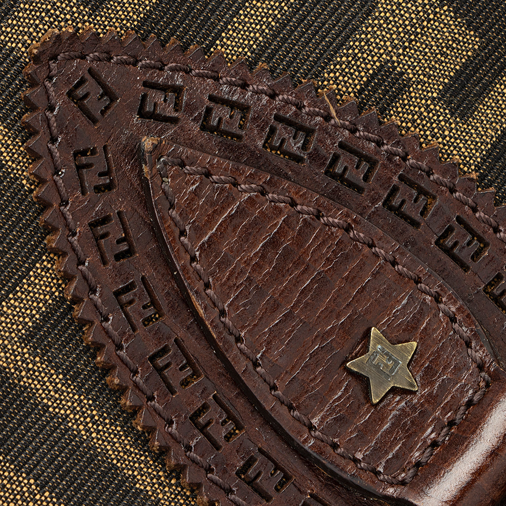 Fendi Zucca Leather Du Jour Small Tote (SHF-21714)