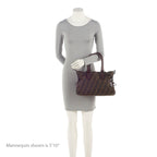 Fendi Zucca Leather Du Jour Small Tote (SHF-21714)