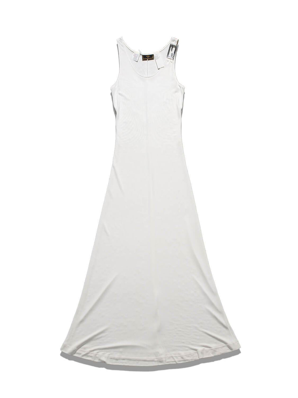 Fendi Zucca Logo Maxi Dress Ivory