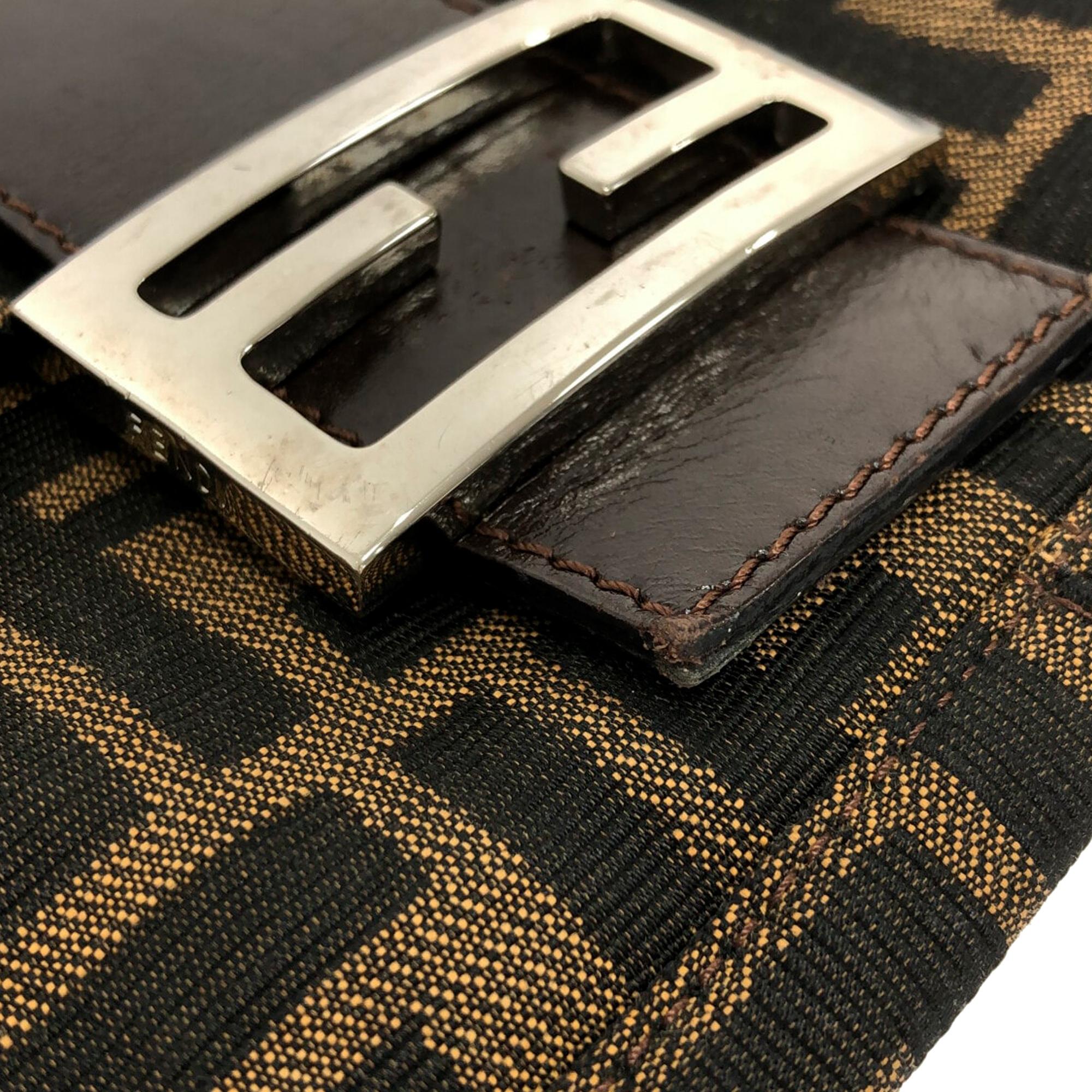 Fendi Zucca Mamma Forever Canvas Shoulder Bag (SHG-d4HwHV)