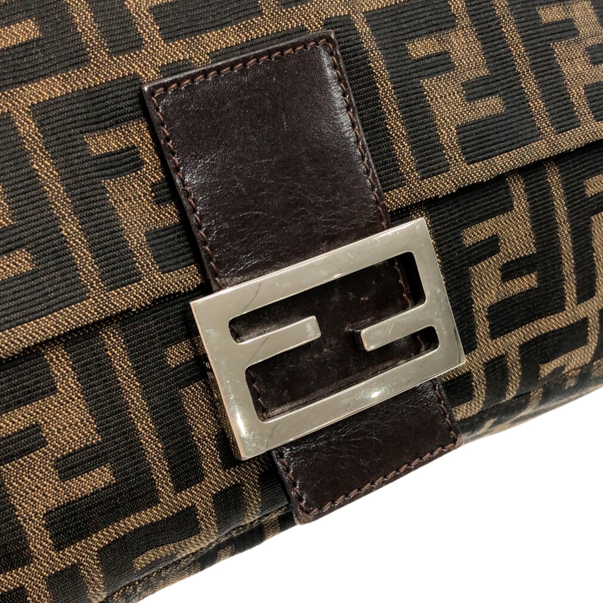 Fendi Zucca Mamma Forever Canvas Shoulder Bag (SHG-d4HwHV)