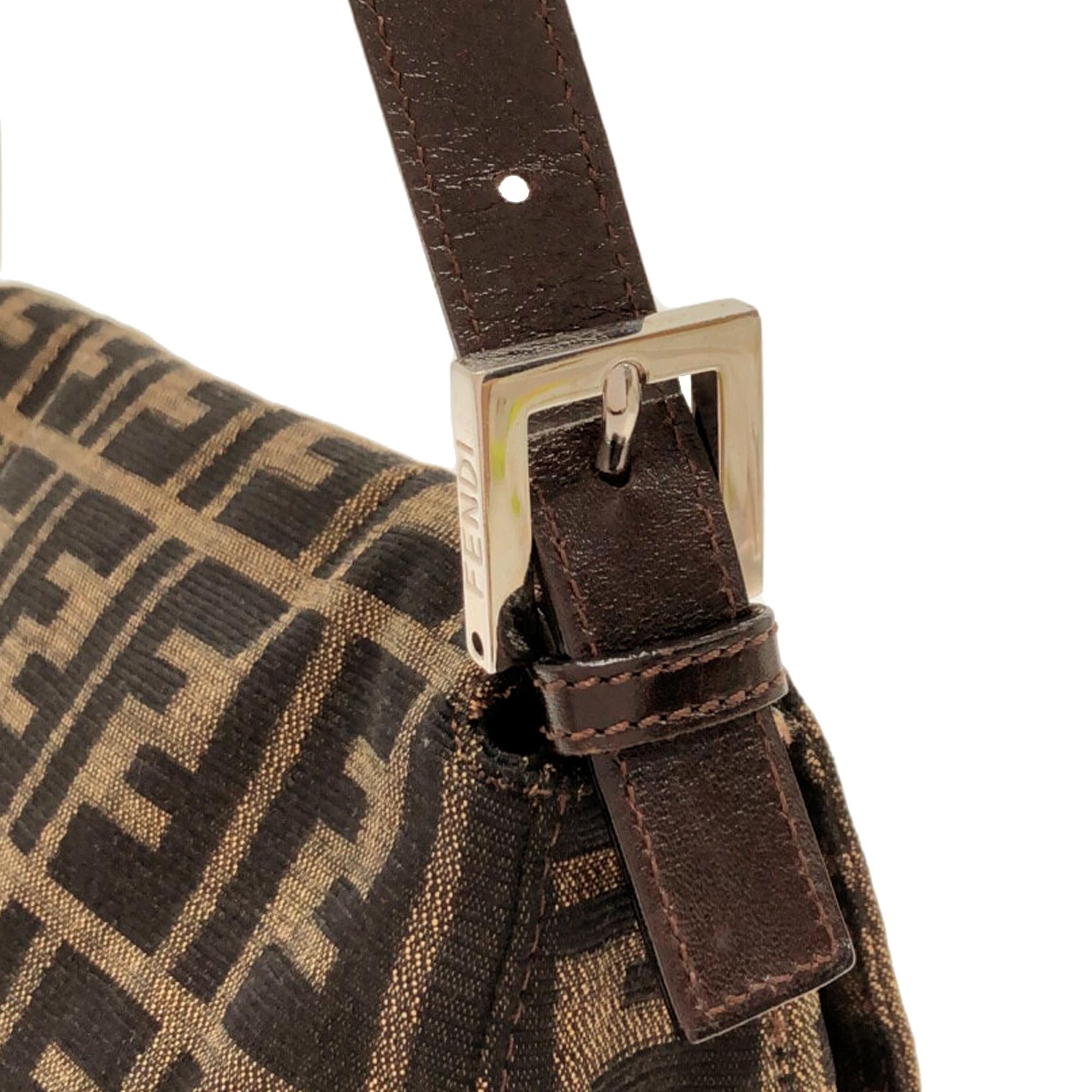 Fendi Zucca Mamma Forever Canvas Shoulder Bag (SHG-d4HwHV)