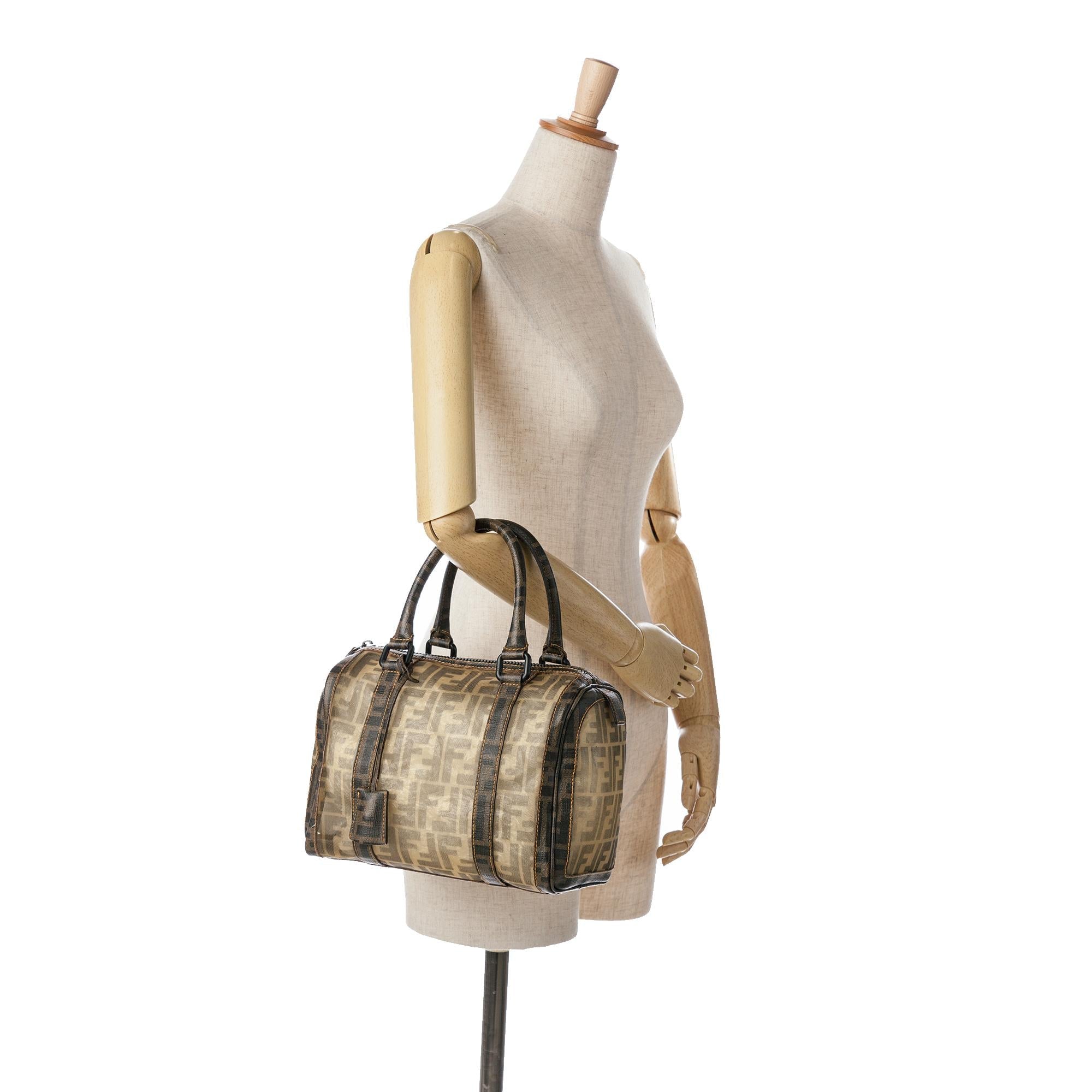 Fendi Zucca Mesh Boston Bag (SHG-FNv1AU)