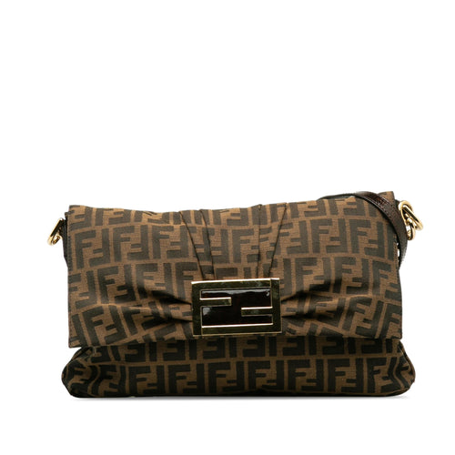 Fendi Zucca Mia Flap Crossbody Bag (SHG-qWmENi)