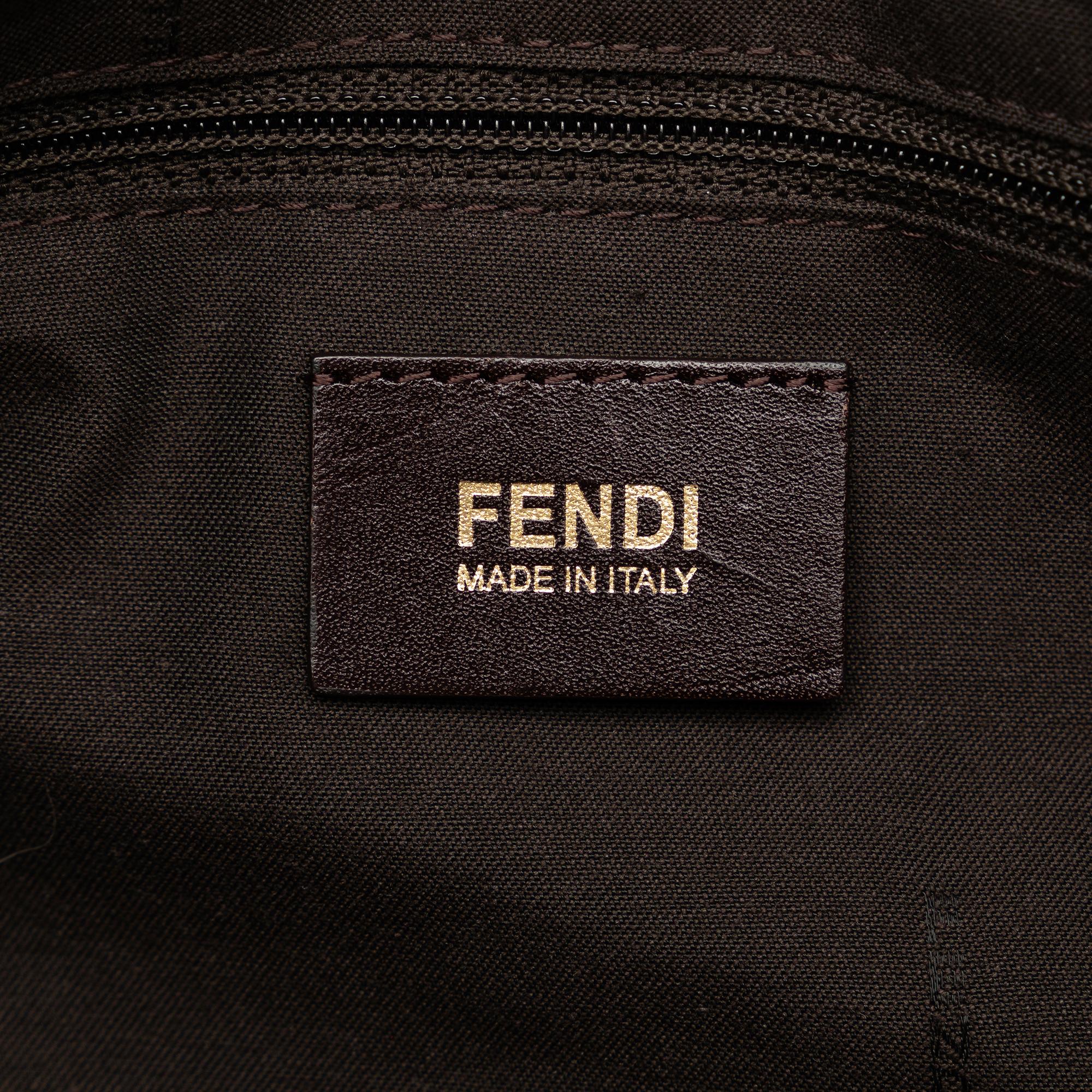 Fendi Zucca Mia Flap Crossbody Bag (SHG-qWmENi)