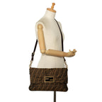 Fendi Zucca Mia Flap Crossbody Bag (SHG-qWmENi)