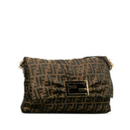 Fendi Zucca Mia Flap Crossbody Bag (SHG-qWmENi)