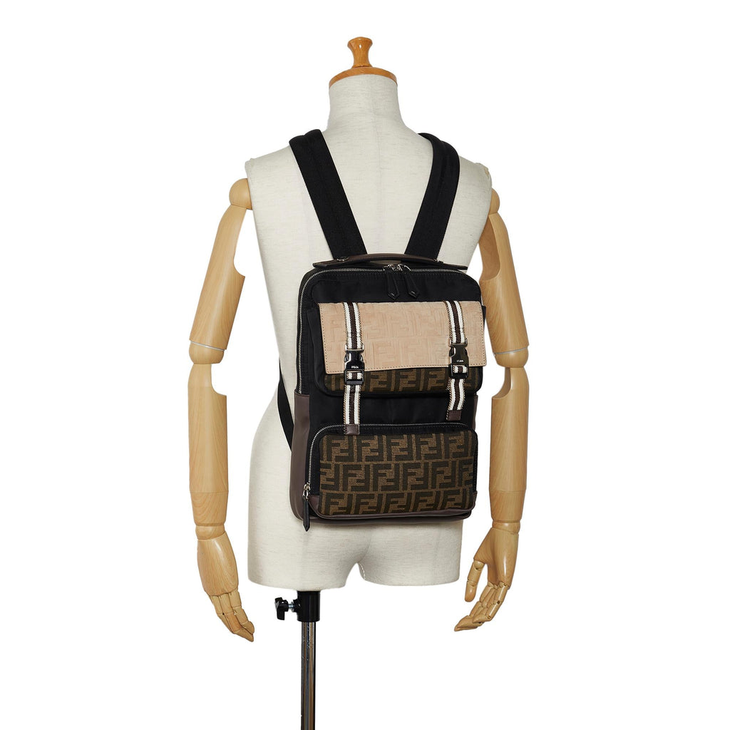 Fendi Zucca Multi Pocket Backpack (SHG-3ODPhV)