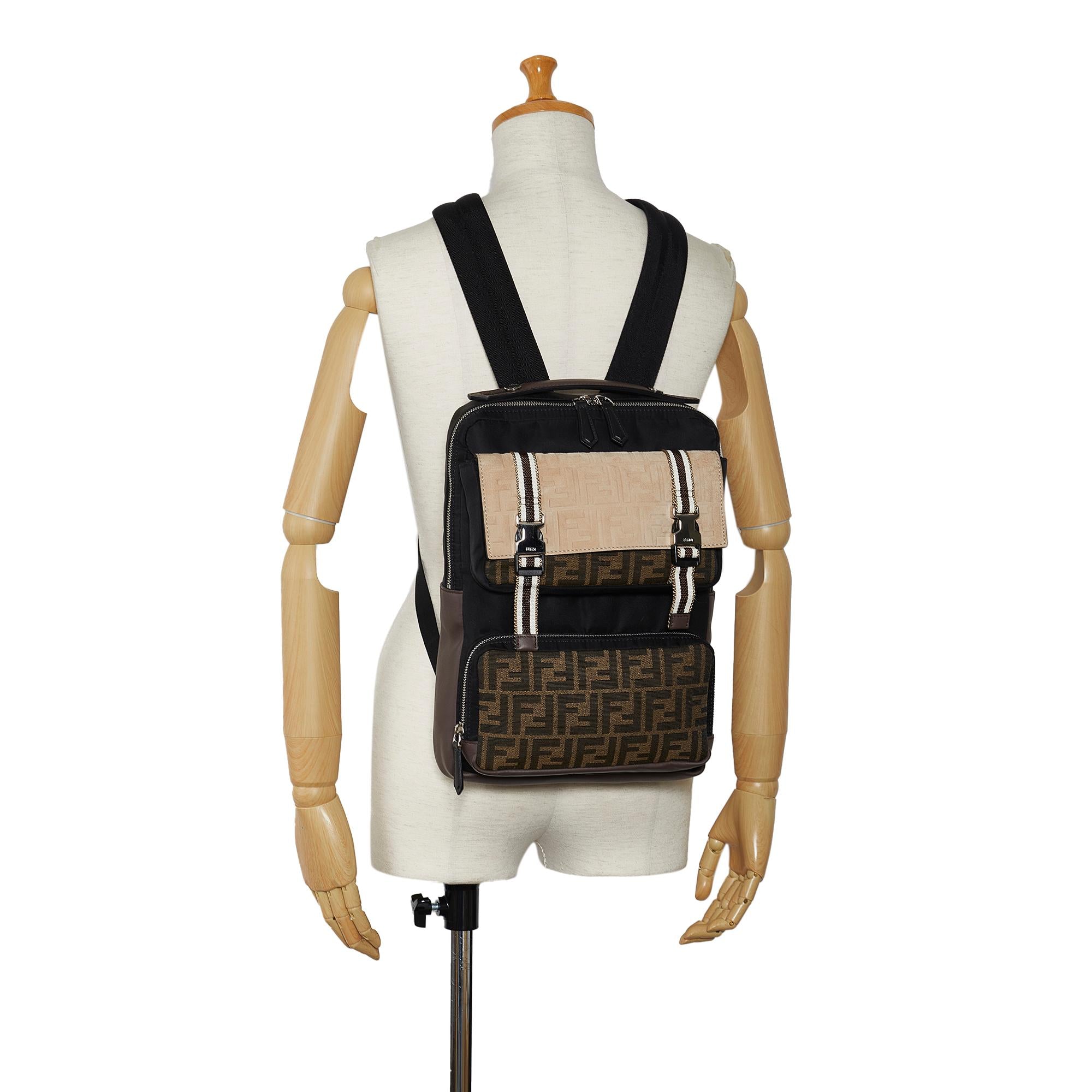 Fendi Zucca Multi Pocket Backpack (SHG-3ODPhV)