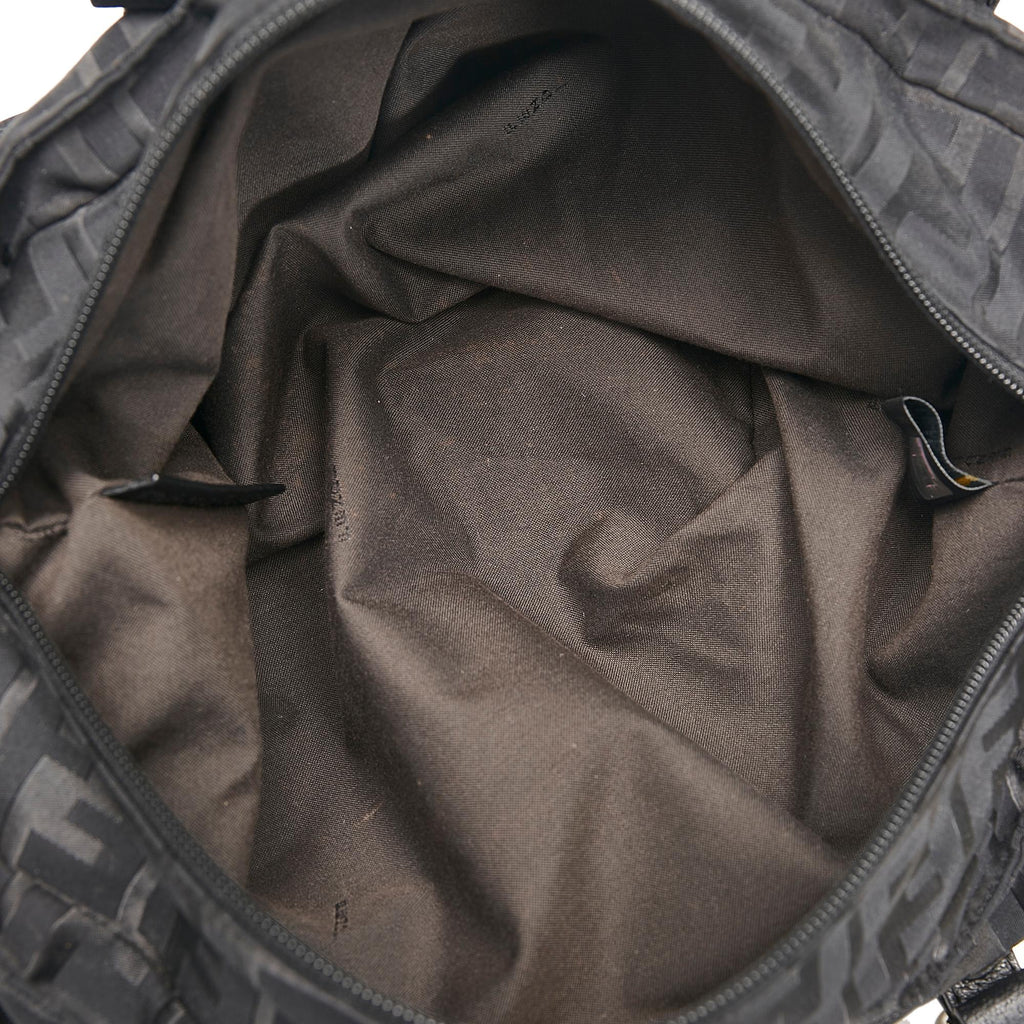 Fendi Zucca Nylon Zip Code Handbag (SHG-y6NeOn)