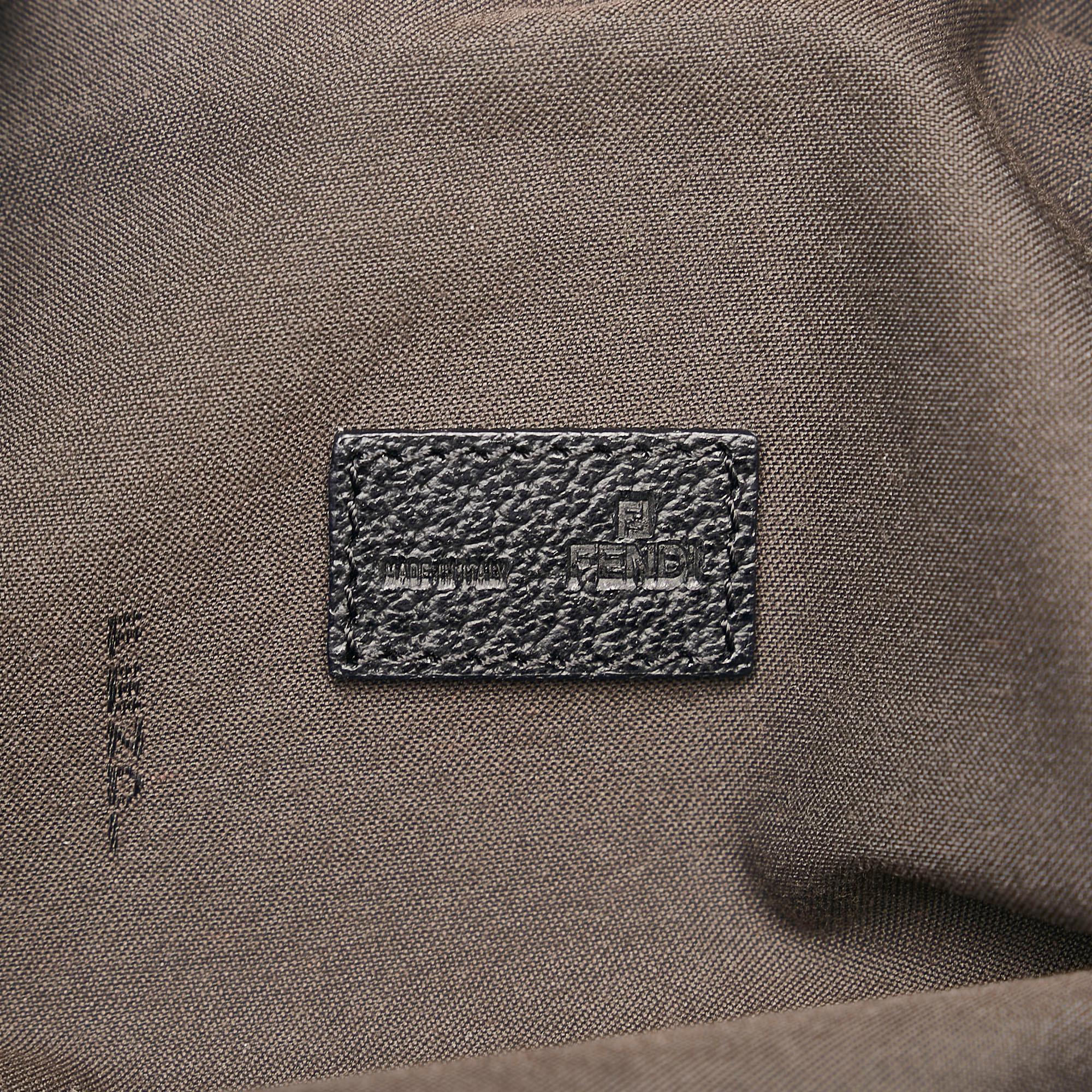 Fendi Zucca Nylon Zip Code Handbag (SHG-y6NeOn)