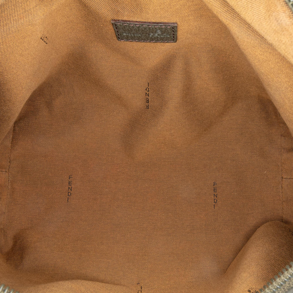Fendi Zucca Nylon Zip Code Handbag