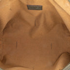 Fendi Zucca Nylon Zip Code Handbag