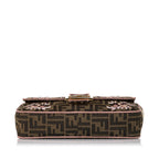 Fendi Zucca Paisley Embroidery Baguette (SHG-35412)