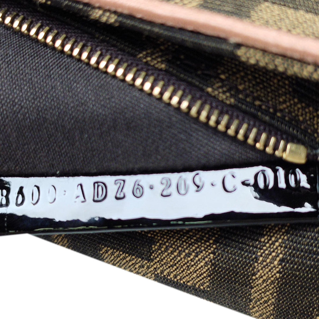 Fendi Zucca Paisley Embroidery Baguette (SHG-35412)