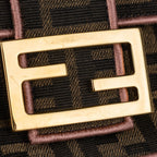 Fendi Zucca Paisley Embroidery Baguette (SHG-35412)