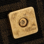 Fendi Zucca Paisley Embroidery Baguette (SHG-35412)