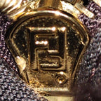 Fendi Zucca Paisley Embroidery Baguette (SHG-35412)