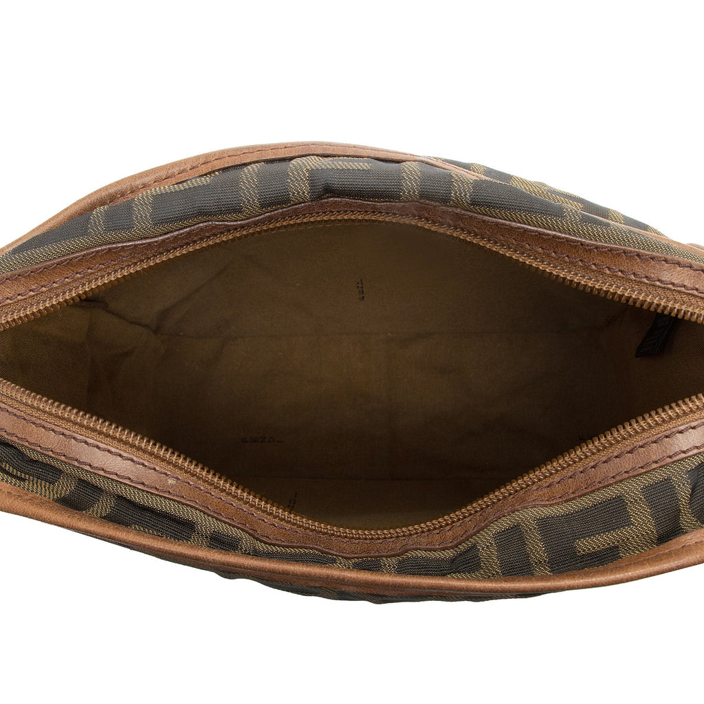 Fendi Zucca Canvas Zip Messenger (SHF-atYduB)