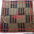 FENDI Zucca Pattern Monogram Scarf