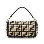 Fendi Zucca Raffia Baguette Satchel (SHG-nNJ0YF)