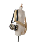 Fendi Zucca Raffia Baguette Satchel (SHG-nNJ0YF)