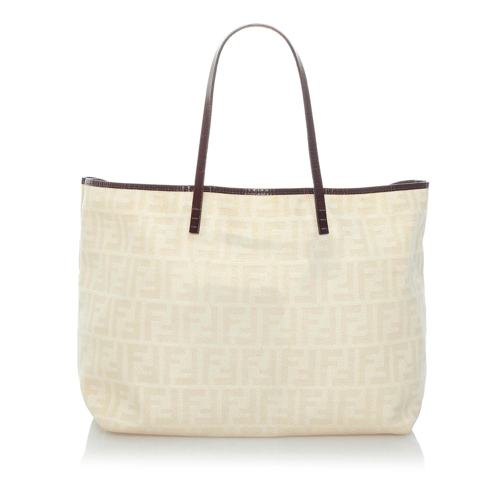 Fendi Zucca Roll Coated Canvas Tote Bag (SHG-31317)