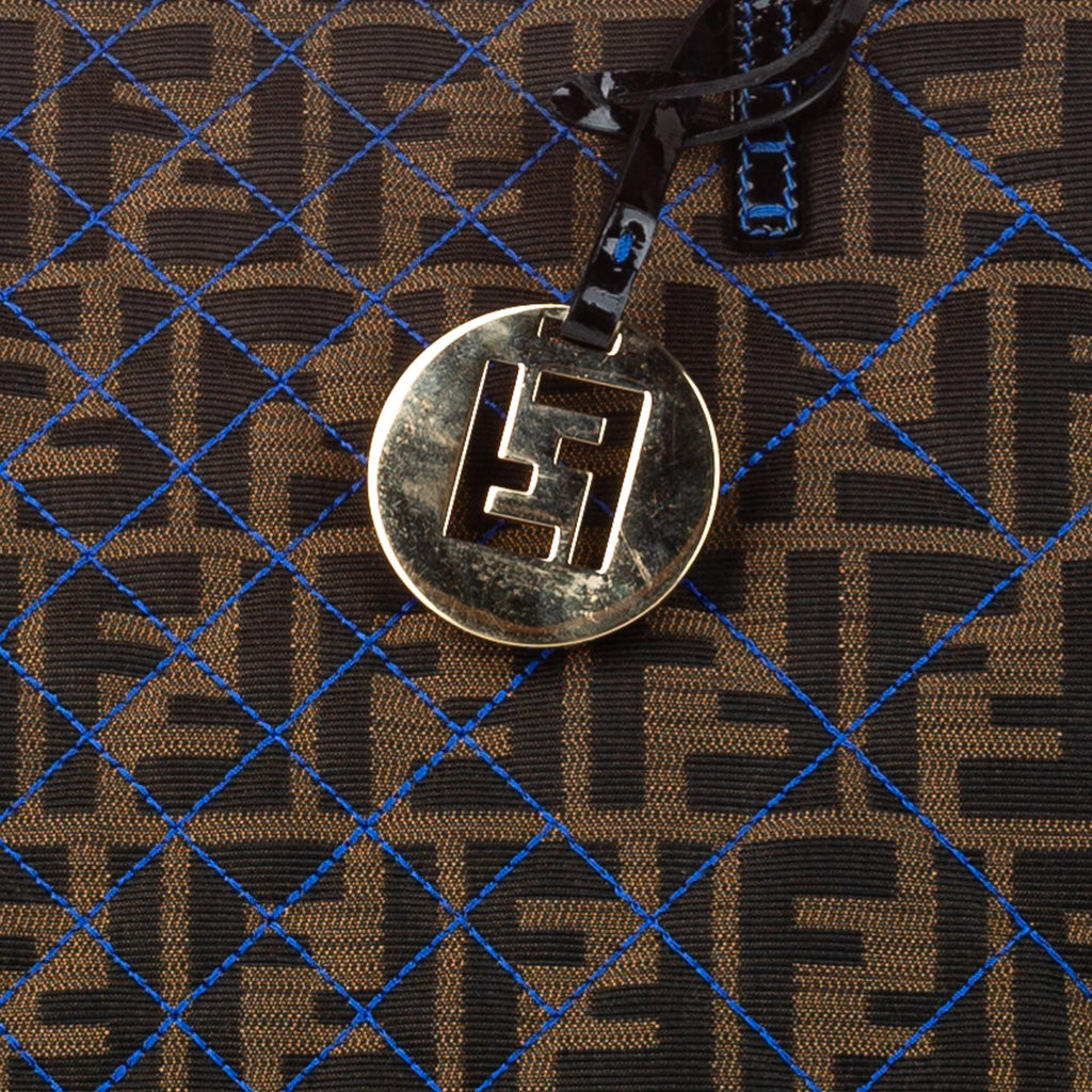 Fendi Zucca Roll Quilted Canvas Tote Bag (SHG-30596)