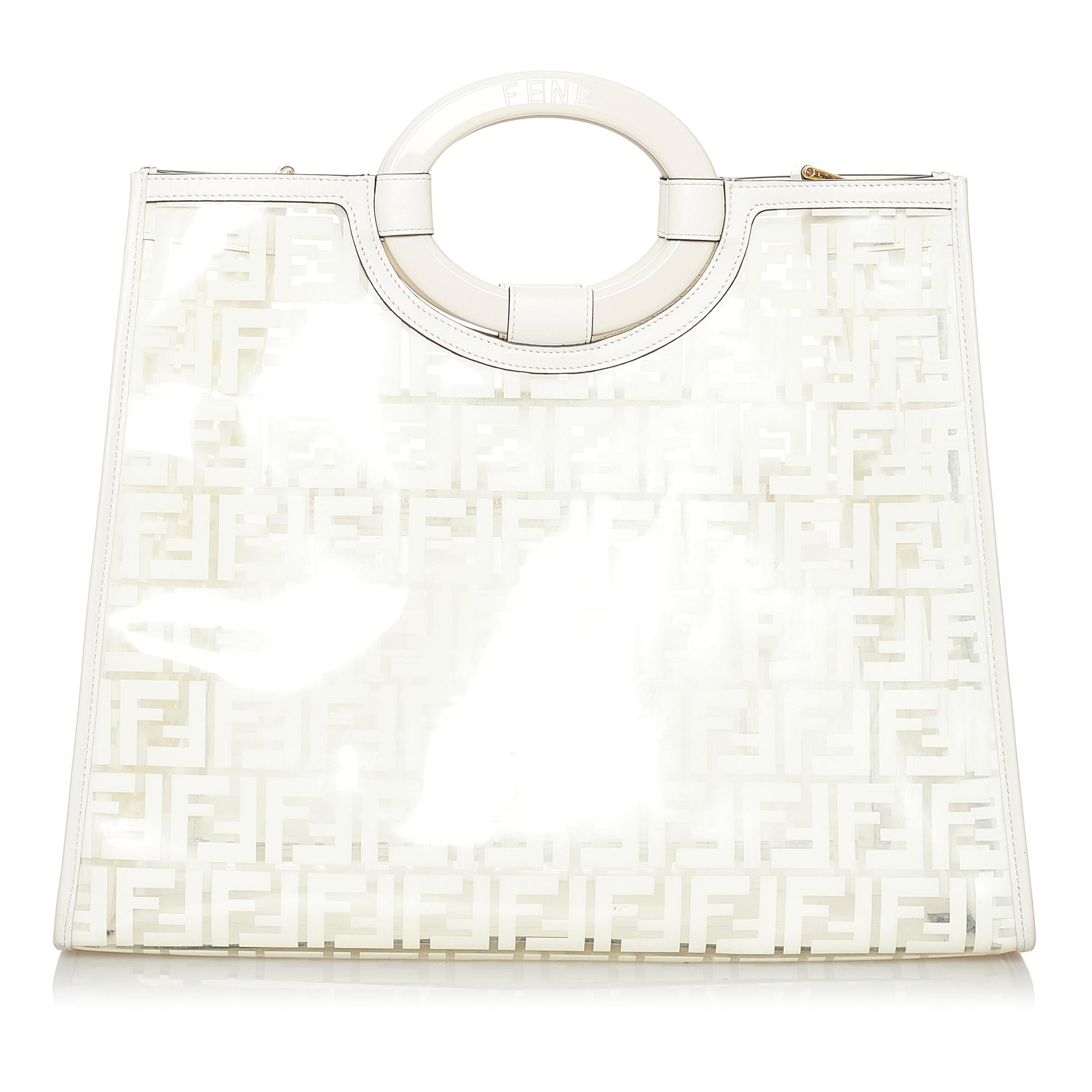 Fendi Zucca Runaway Shopper Satchel (SHG-29776)