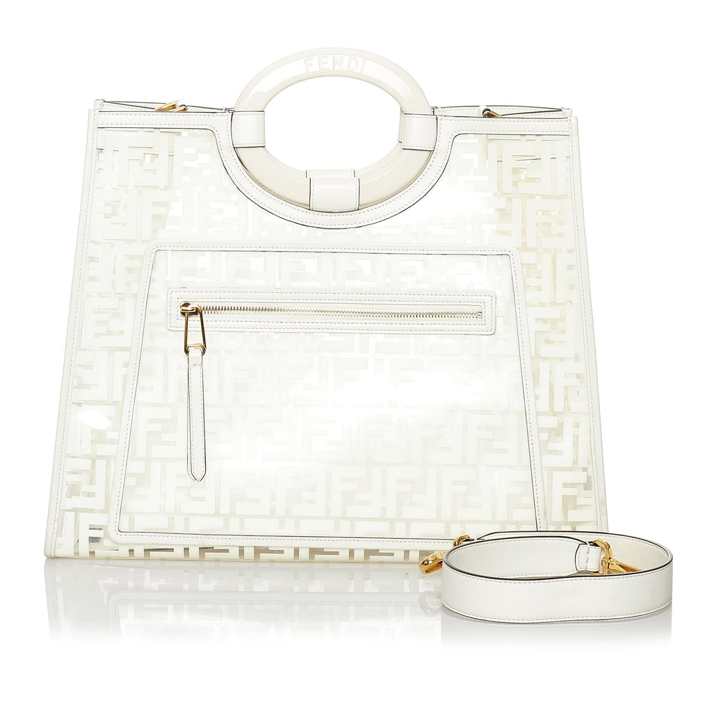Fendi Zucca Runaway Shopper Satchel (SHG-29776)