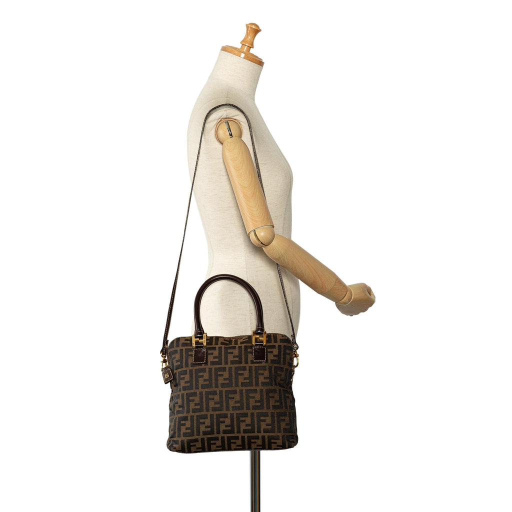 Fendi Zucca Satchel (SHG-fSDRqO)
