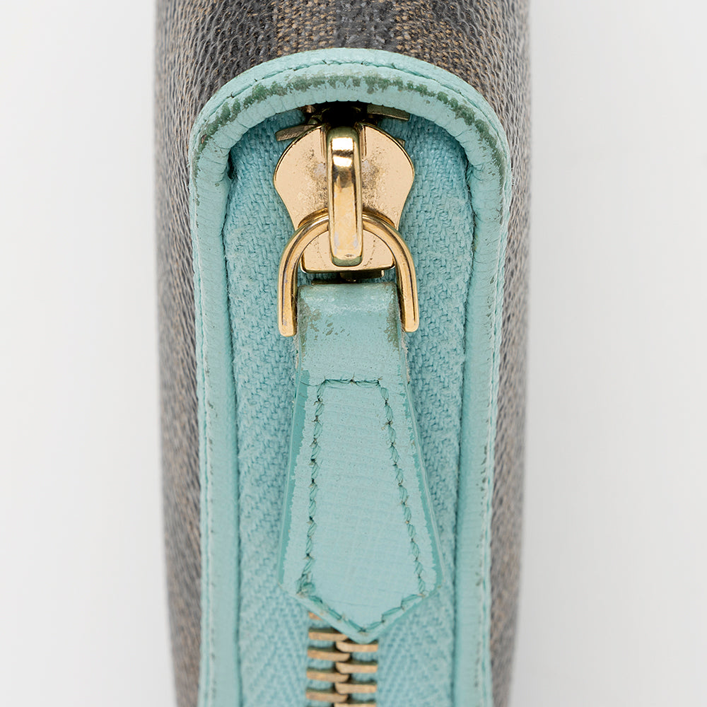 Fendi Zucca Spalmati Zip Around Wallet (SHF-19772)