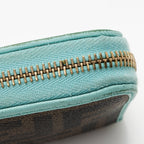 Fendi Zucca Spalmati Zip Around Wallet (SHF-19772)