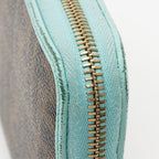 Fendi Zucca Spalmati Zip Around Wallet (SHF-19772)