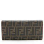 Fendi Zucca Spalmatti Trifold Wallet (SHF-12796)