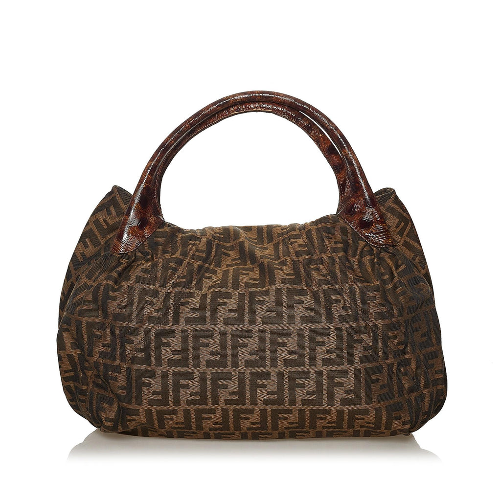 Fendi Zucca Spy Canvas Handbag (SHG-28363)