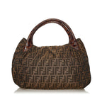 Fendi Zucca Spy Canvas Handbag (SHG-28363)