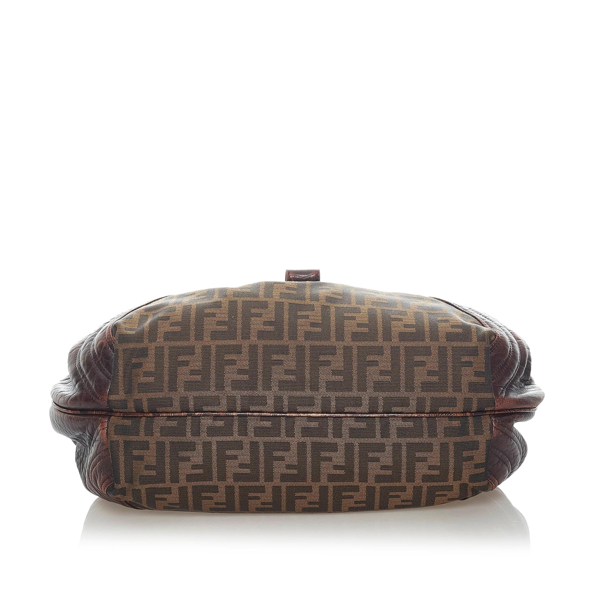 Fendi Zucca Spy Canvas Handbag (SHG-32929)