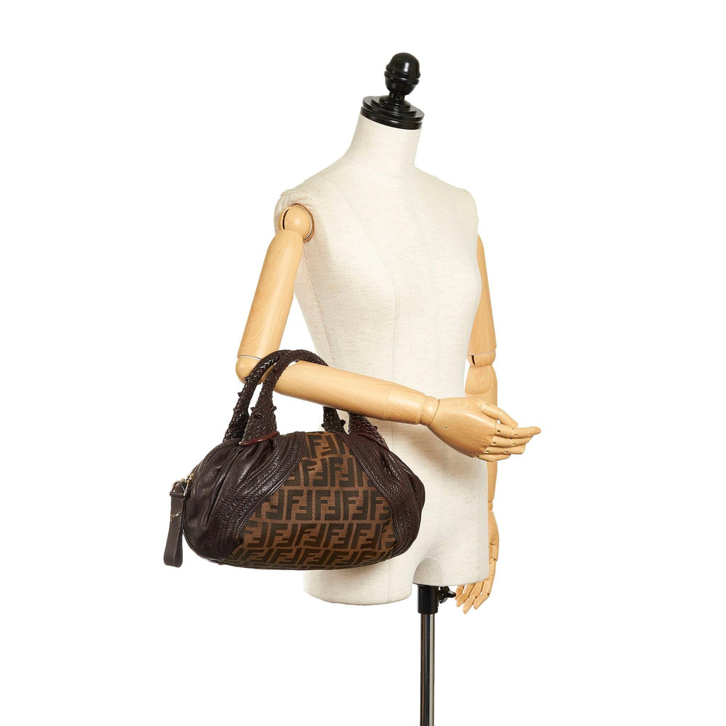 Fendi Zucca Spy Canvas Handbag (SHG-33509)