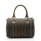 Fendi Zucca Striped Boston Bag (SHF-r1Jr6D)