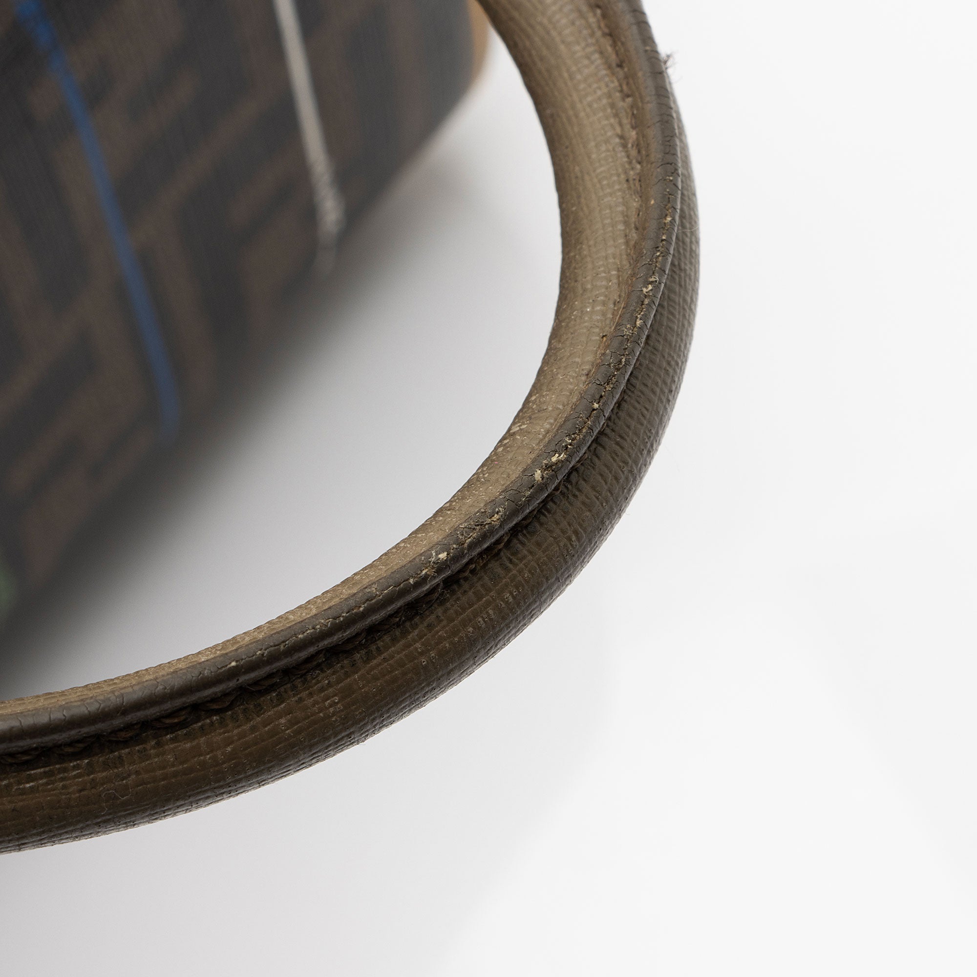 Fendi Zucca Striped Boston Bag (SHF-r1Jr6D)