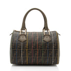 Fendi Zucca Striped Boston Bag (SHF-r1Jr6D)